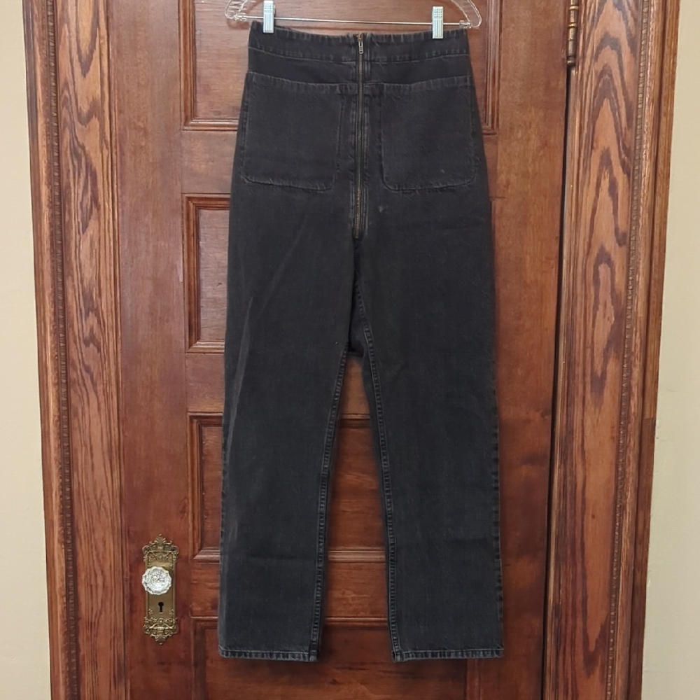 Rachel Comey Barrie Jeans | Black High-Waisted, Wide Leg Jeans | Size 26 / 4